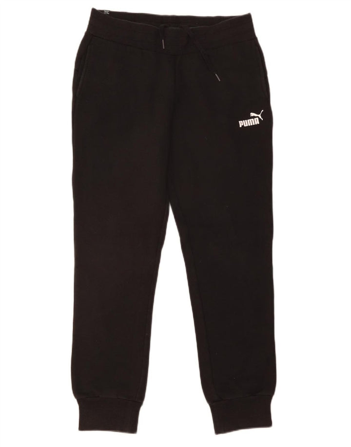 Pantaloni da tuta da donna PUMA Joggers UK 12 Medium Black Cotton