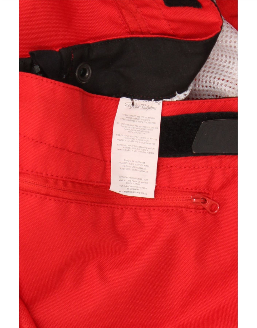 Troy Lee Designs Pantaloncini grafici da uomo Motorstyle medi W32 Rosso Colourblock