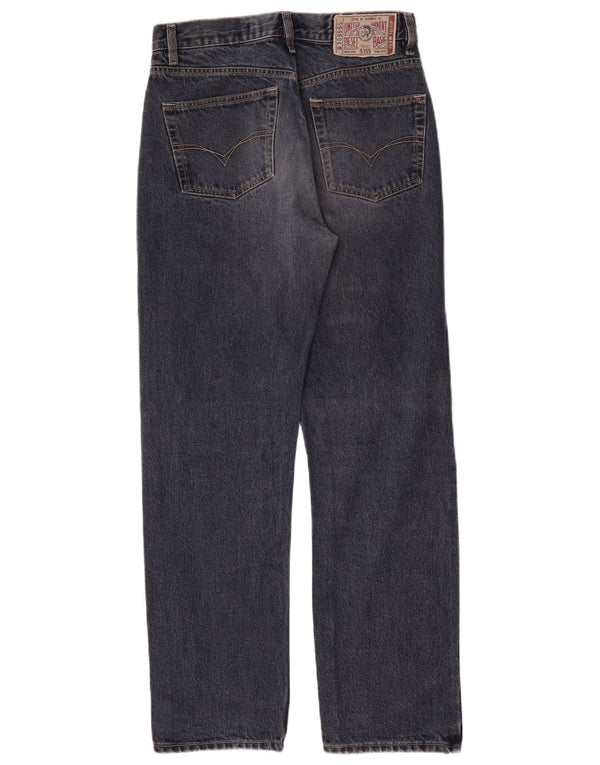 Jeans dritti da uomo Diesel W32 L32 in cotone blu navy