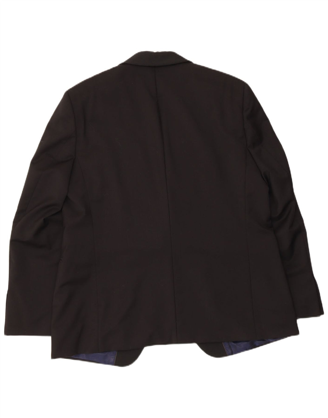 Giacca blazer da uomo a 1 bottone Pierre Cardin UK 40 grande lana vergine nera