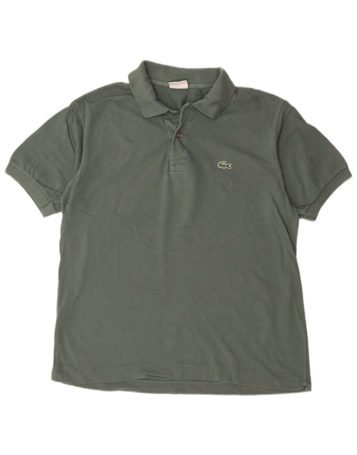 Polo da uomo Lacoste taglia 4 in cotone verde medio