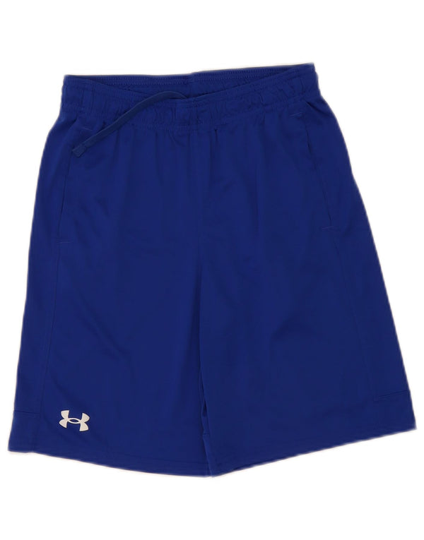 Pantaloncini sportivi Under Armour da ragazzo 11-12 anni Large Blu in poliestere