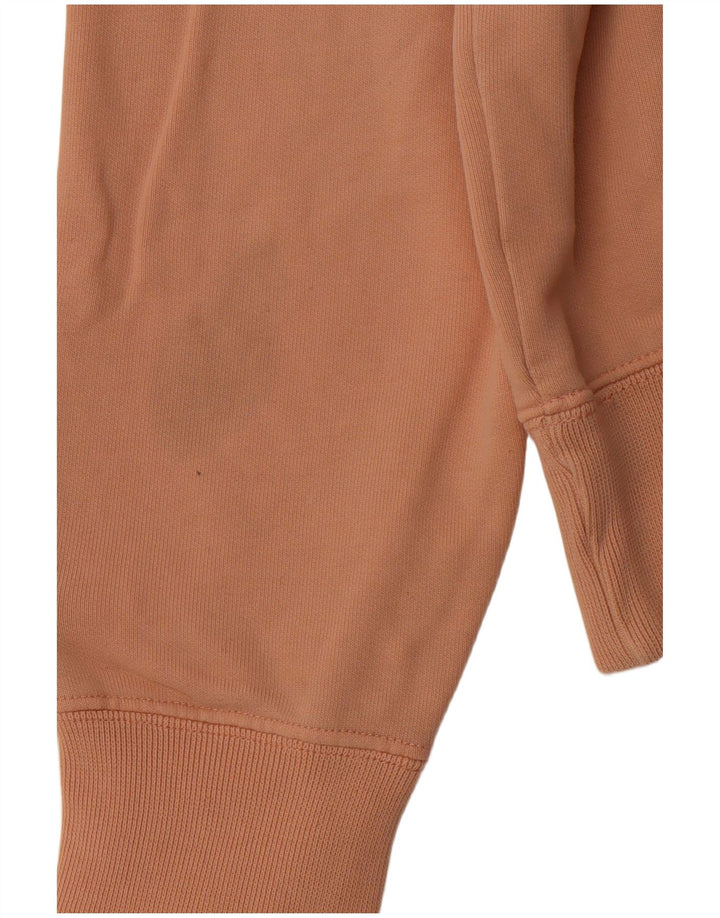 Maglione con cappuccio grafico da uomo CHAMPION piccolo in cotone rosa