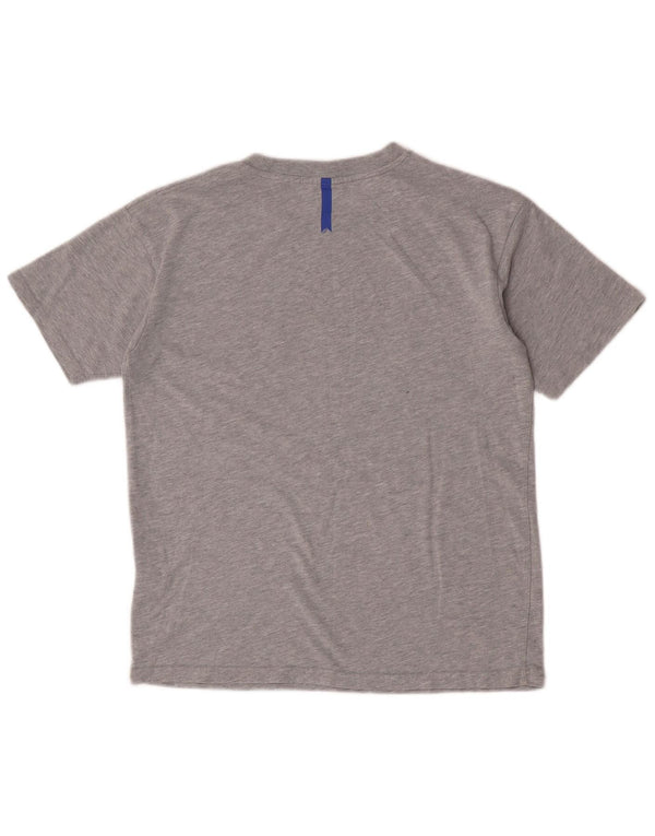 T-shirt grafica da donna Superdry Top UK 8 Small in cotone grigio