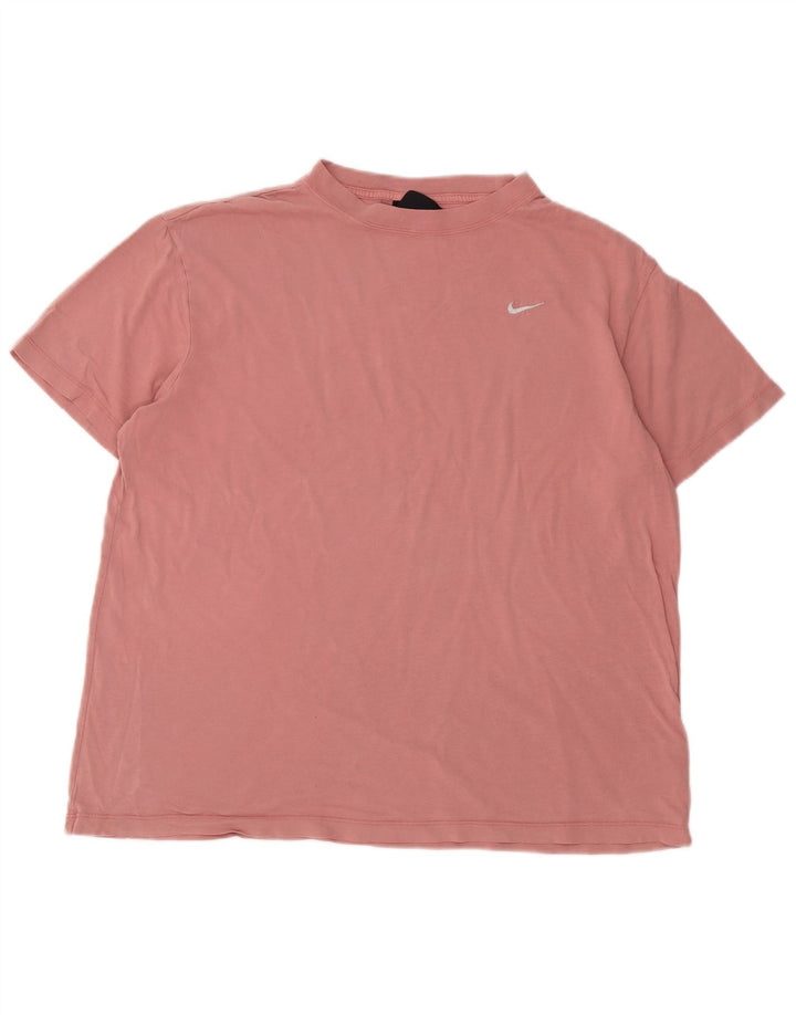 T-shirt da uomo Nike Top in cotone rosa medio