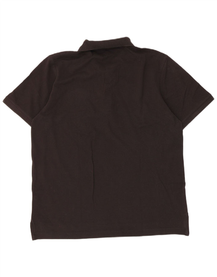 Polo da uomo Lotto 2XL in cotone nero