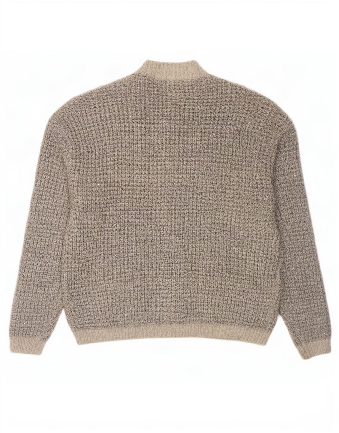 Maglione cardigan oversize da donna Marks & Spencer UK 16 Large Grey Flecked