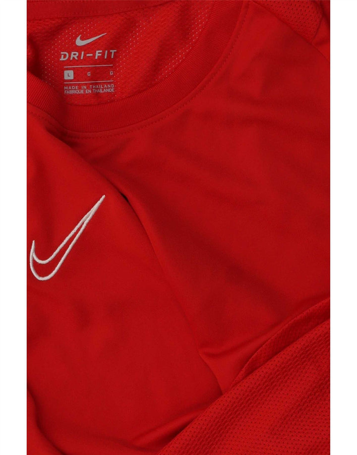 T-shirt Nike Dri Fit da uomo grande rossa