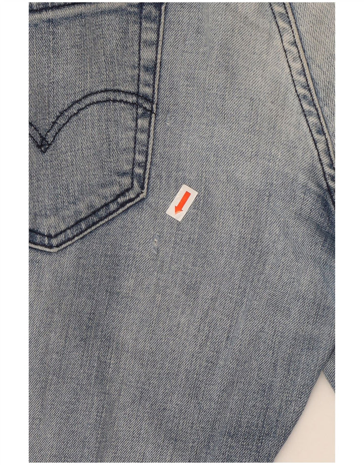 LEVI'S Jeans 511 Slim da Donna W29 L30 Blu Cotone