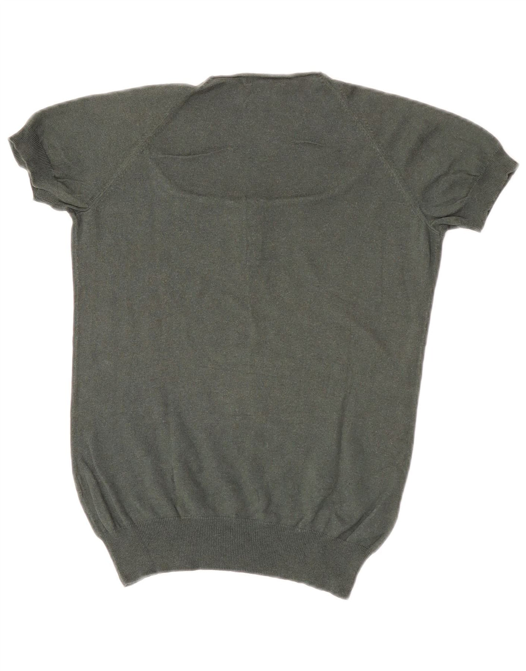 Massimo Dutti Maglione da donna con scollo a barchetta UK 10 Small Khaki