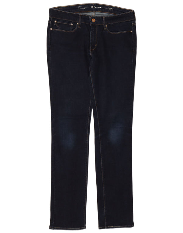 Jeans dritti a vita moderna con curva leggera da donna Levi's W30 L32 blu navy