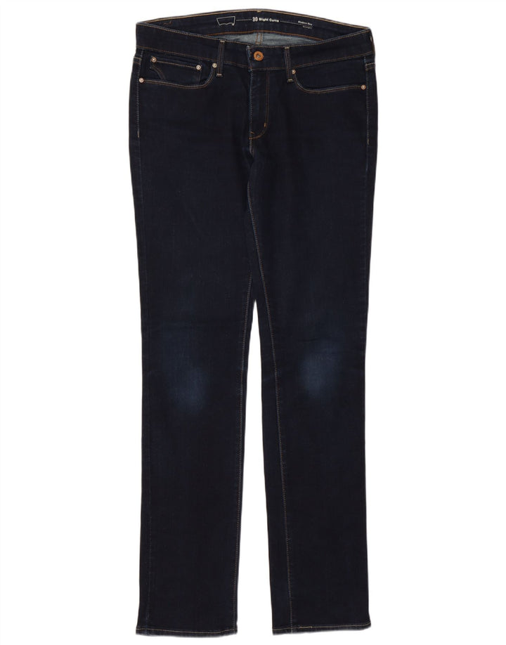 Jeans dritti a vita moderna con curva leggera da donna Levi's W30 L32 blu navy