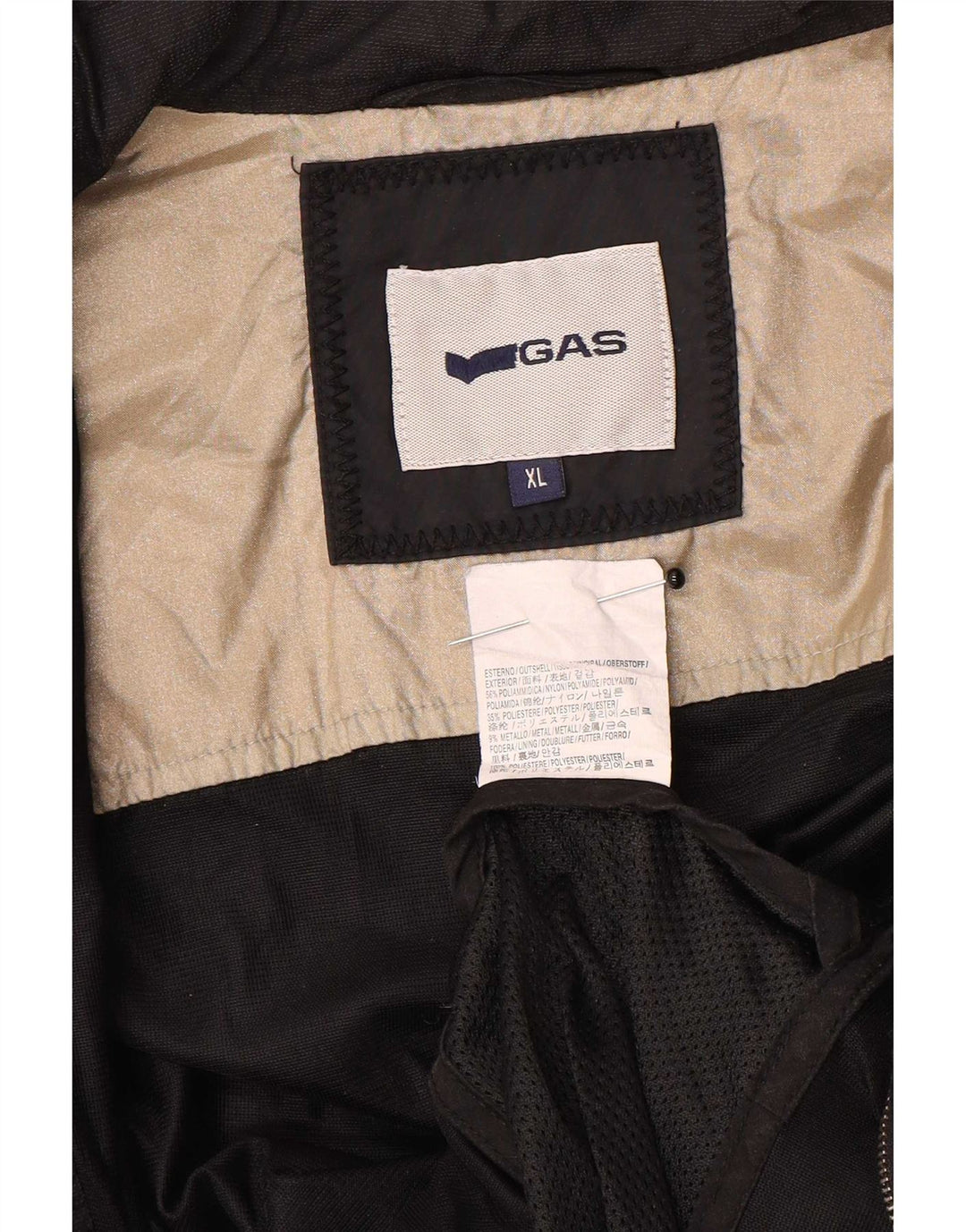 Gas Bomber da donna UK 18 XL Poliestere nero