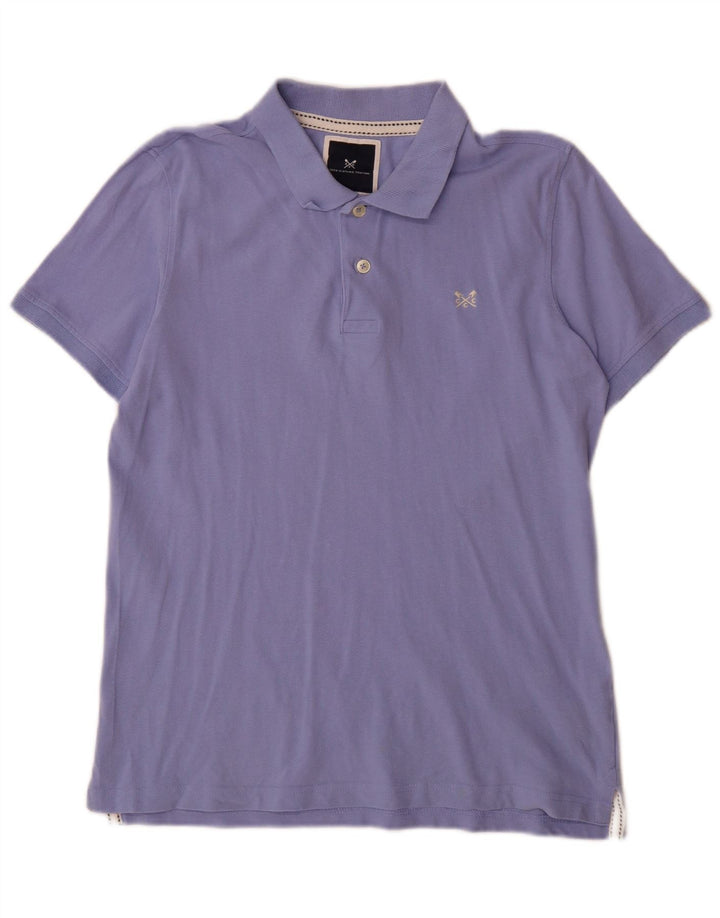 Crew Clothing Polo da uomo in cotone viola medio