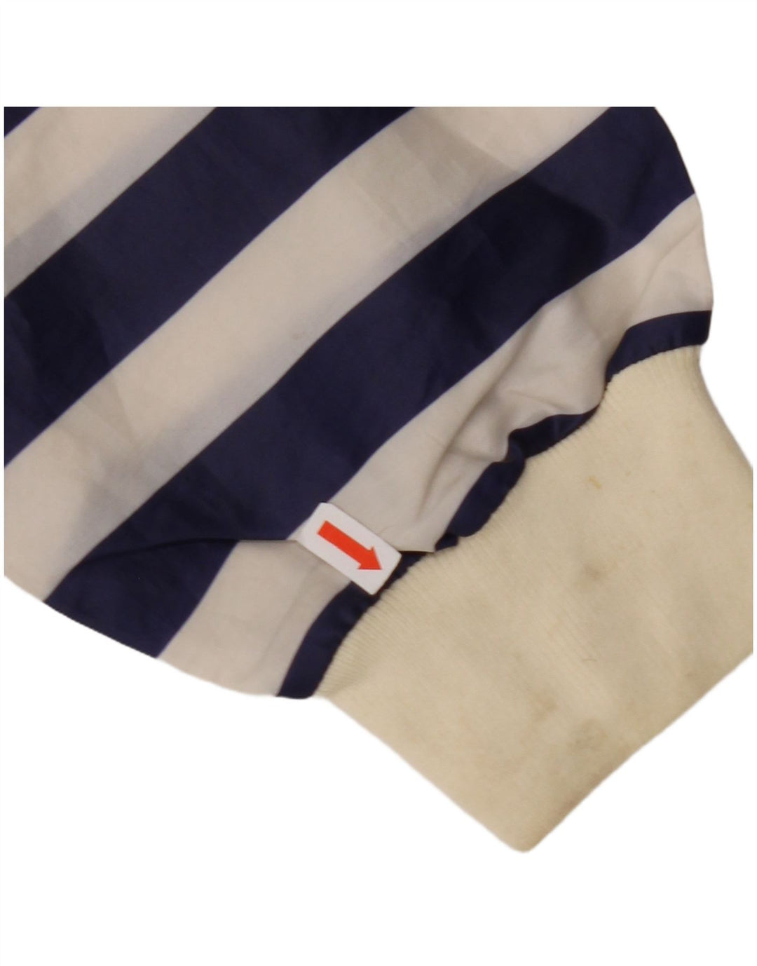 INVICTA Giacca antipioggia da uomo con cappuccio UK 40 Grande poliestere a righe blu navy