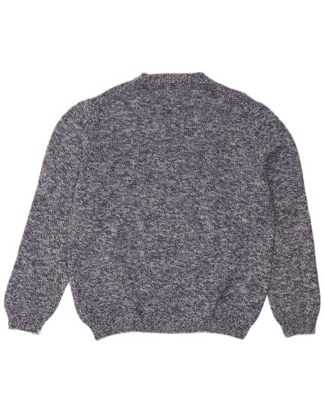Maglione da uomo con scollo a V Henry Cottons medio blu navy screziato