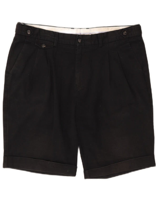 Pantaloncini chino con pegging da uomo Zara EU 44 Large W34 cotone nero