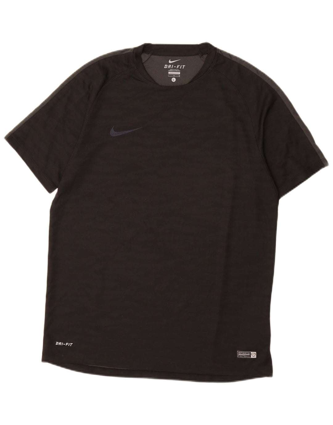 T-shirt Nike Dri Fit da uomo, grande, in poliestere nero