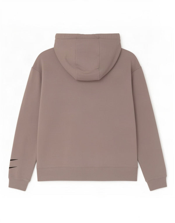 Felpa con cappuccio grafica Nike da donna UK 14 cotone viola medio