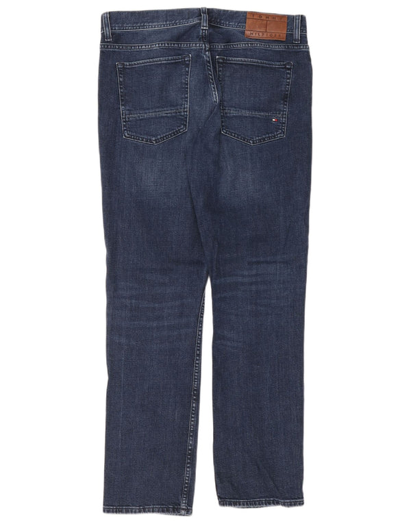 Tommy Hilfiger Uomo Mercer Regular Fit Jeans dritti W32 L30 Blu Navy