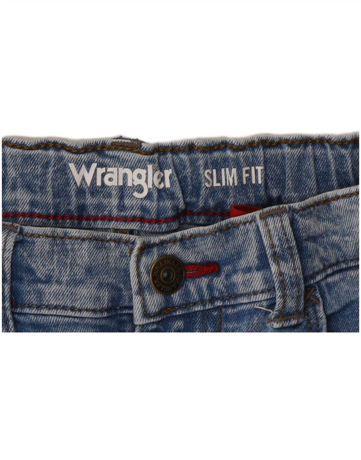Jeans slim da ragazzo Wrangler 7-8 anni W26 L28 Blu