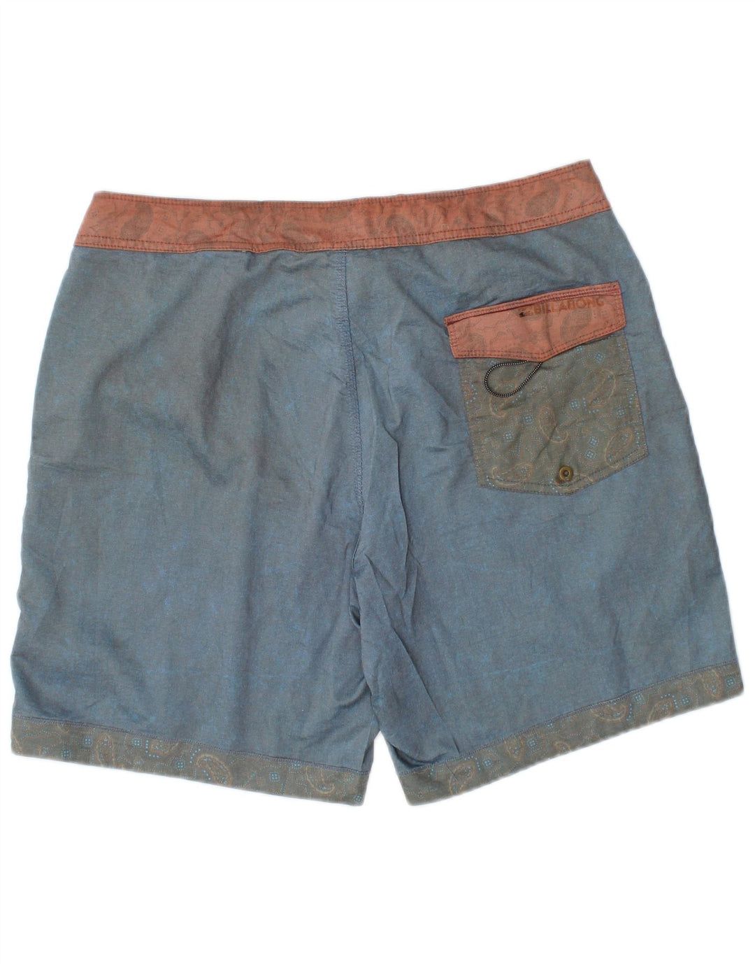 Pantaloncini da bagno da uomo Billabong in cotone blu medio