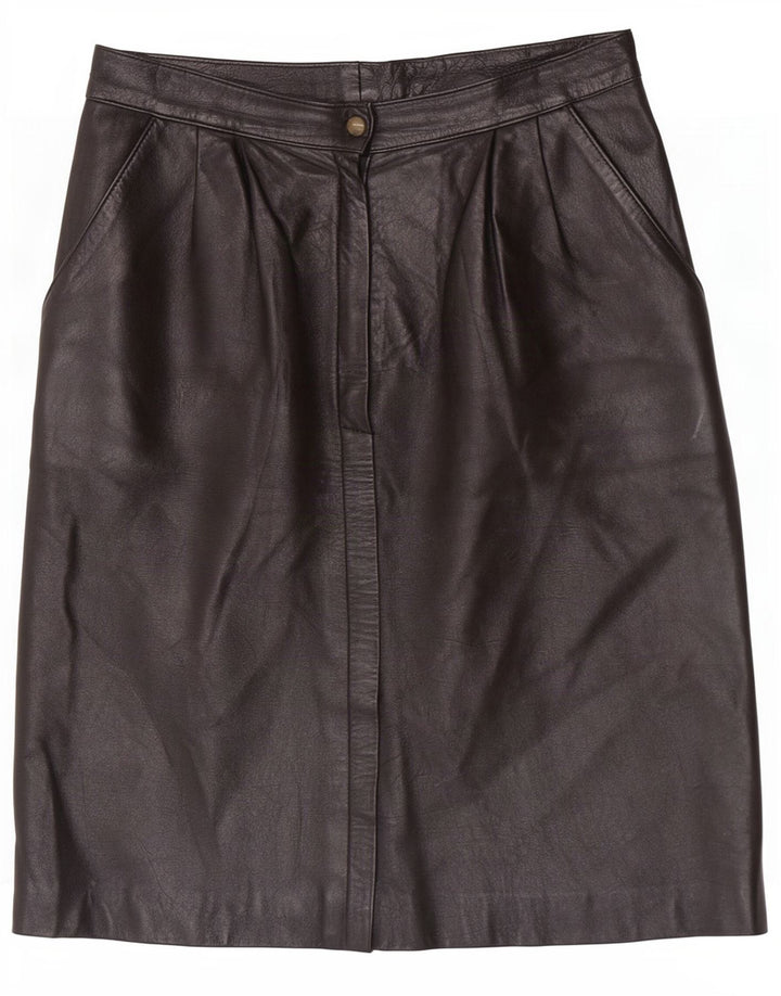 Gonna in pelle da donna Maxime IT 42 media W26 nera