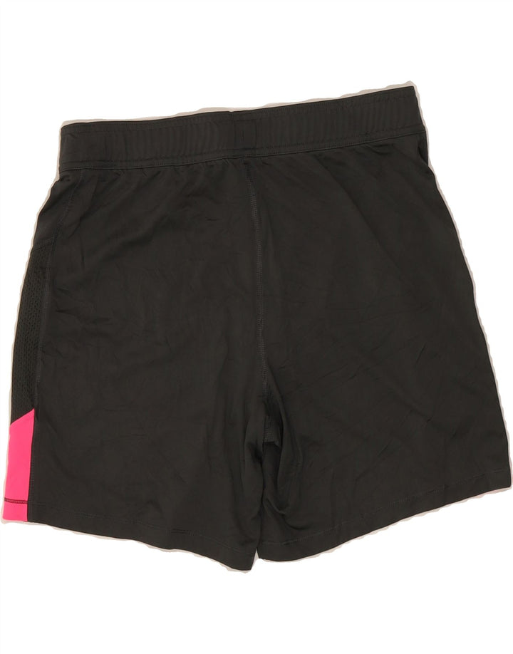 REEBOK Womens Sport Shorts UK 10 Small  Black Colourblock Polyester Vintage Reebok and Second-Hand Reebok from Messina Hembry 