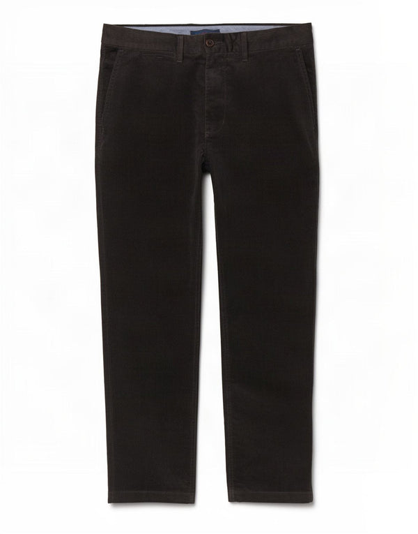 Pantaloni dritti in velluto a coste Marks & Spencer da uomo blu Harbour W34 L31 grigi