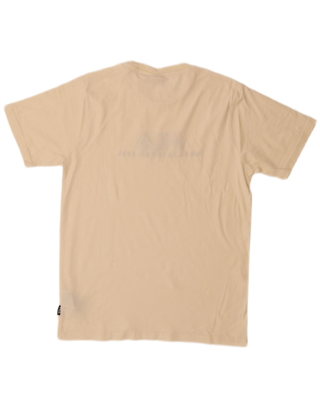 T-shirt grafica da uomo Fila Top piccola in cotone beige