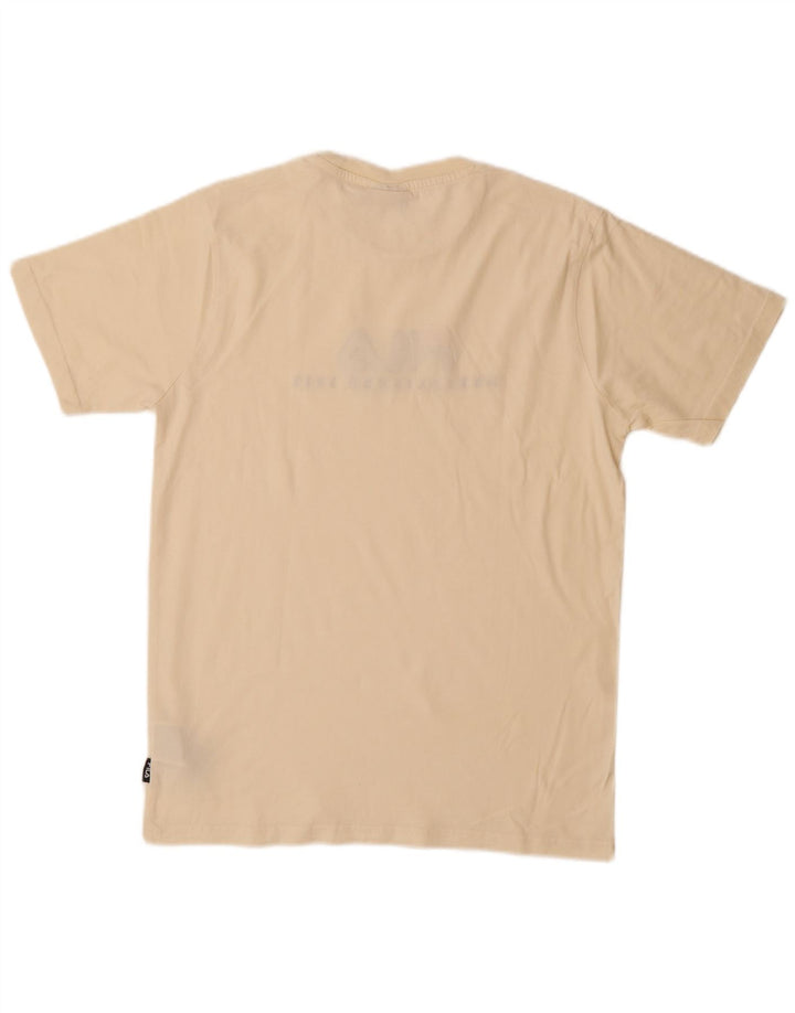 T-shirt grafica da uomo Fila Top piccola in cotone beige