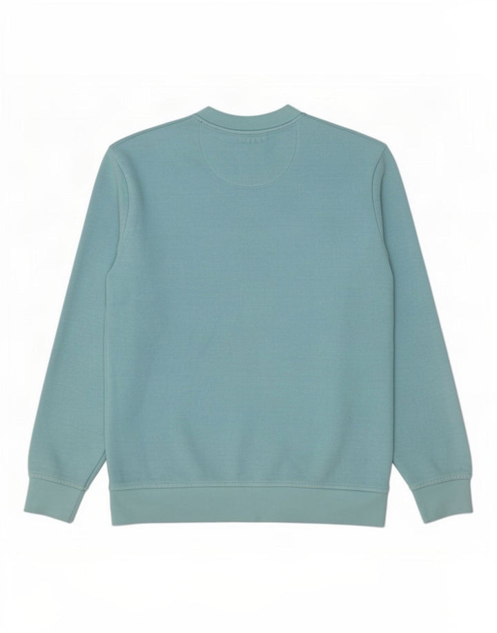 Crew Clothing Felpa da uomo Maglione in cotone blu medio