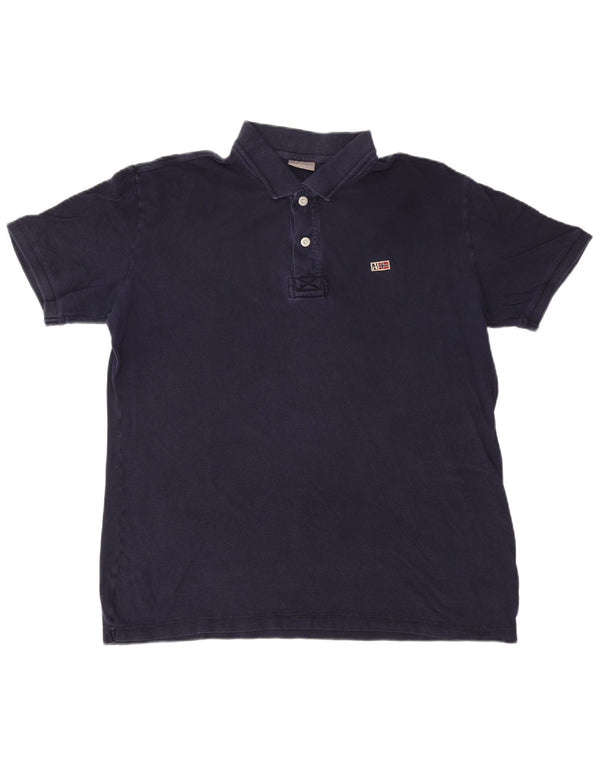 Polo geografica da uomo Napapijri 2XL Blu navy