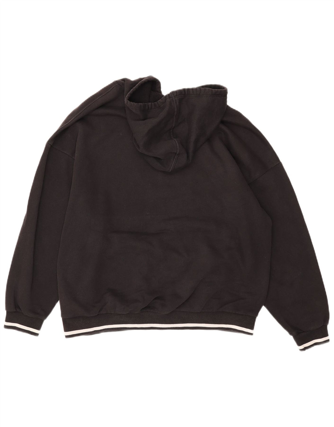 Felpa con cappuccio grafica PUMA da donna UK 16 grande cotone nero