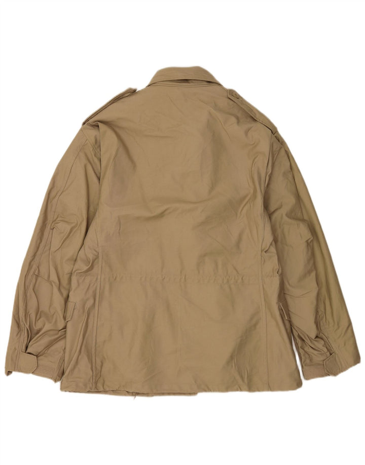 Giacca militare vintage da uomo UK 38 nylon beige medio