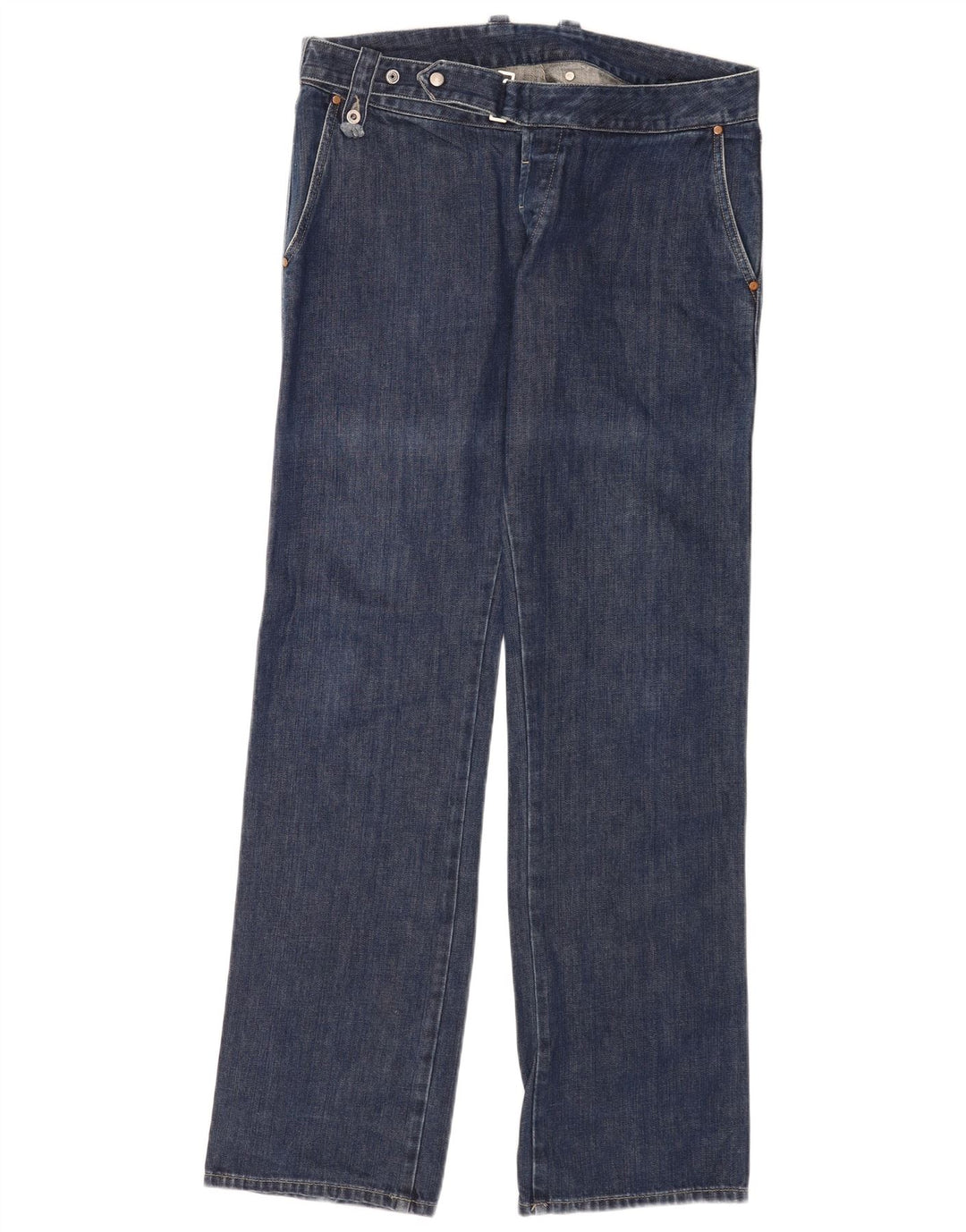 Jeans dritti da uomo Diesel W34 L35 cotone blu navy