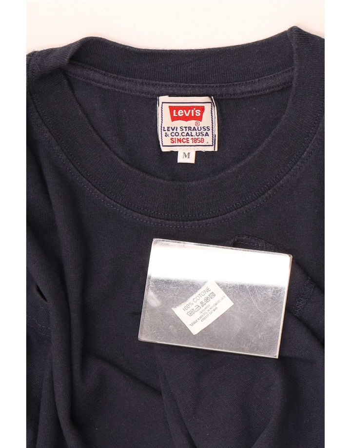 T-shirt da uomo Levi's Top in cotone blu navy medio