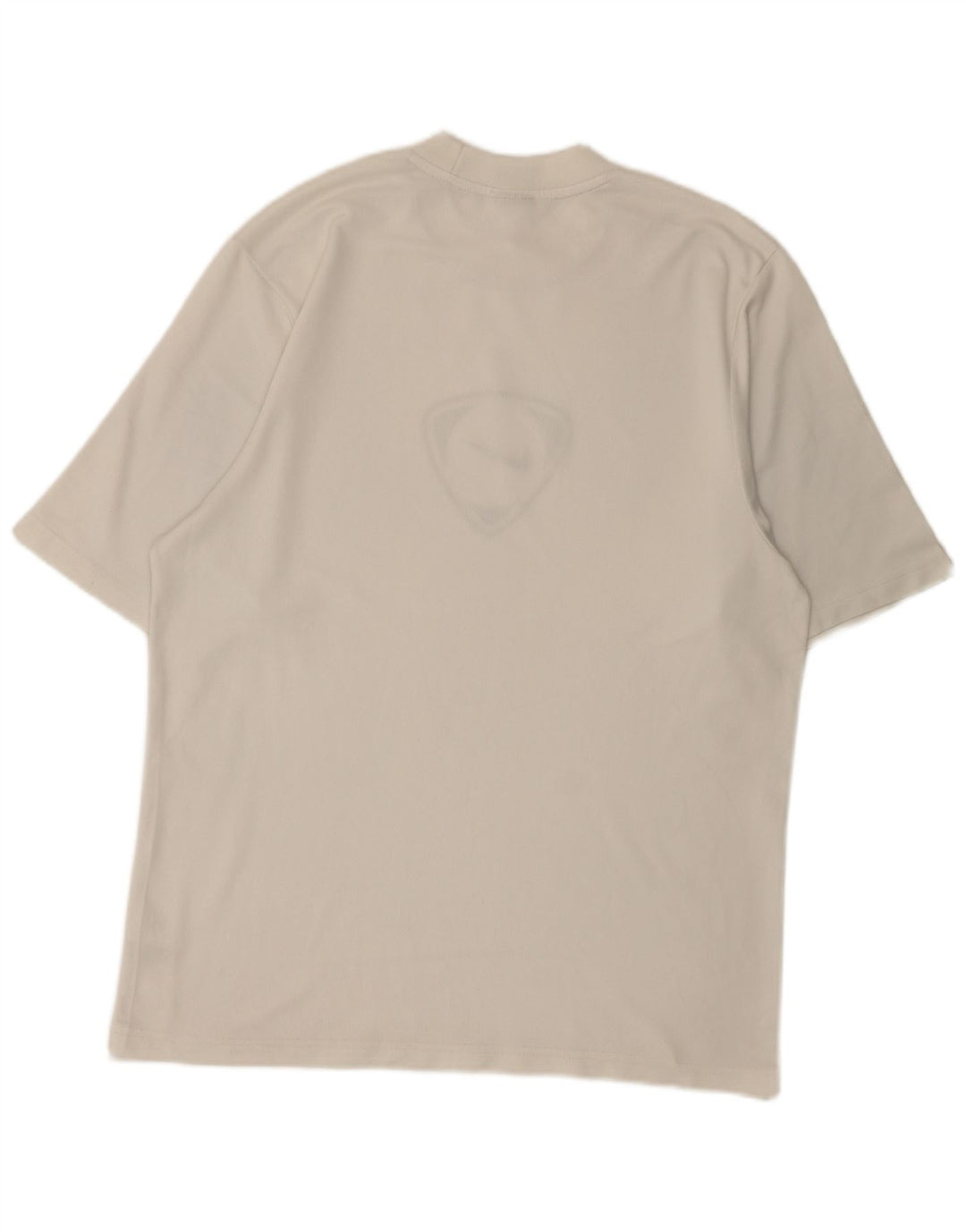 T-shirt grafica da uomo Nike Top UK 42/44 grande poliestere bianco