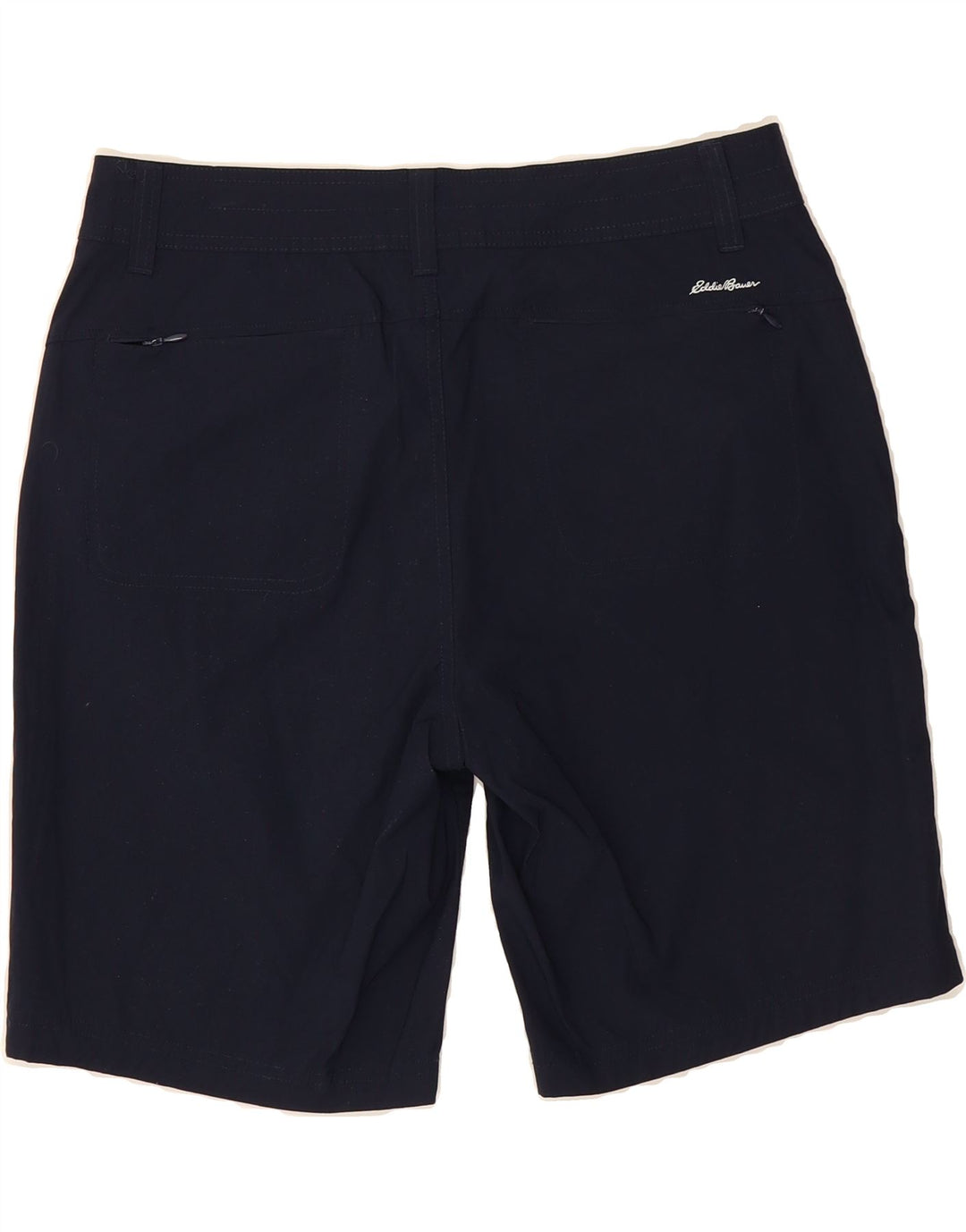 EDDIE BAUER Womens Casual Shorts US 12 Large W34  Navy Blue Nylon Vintage Eddie Bauer and Second-Hand Eddie Bauer from Messina Hembry 