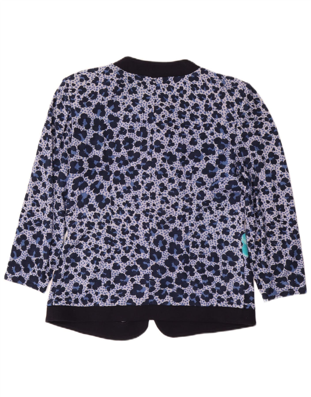 PIERRE CARDIN Giacca blazer da donna con maniche a 3/4 EU 48 2XL Blu floreale