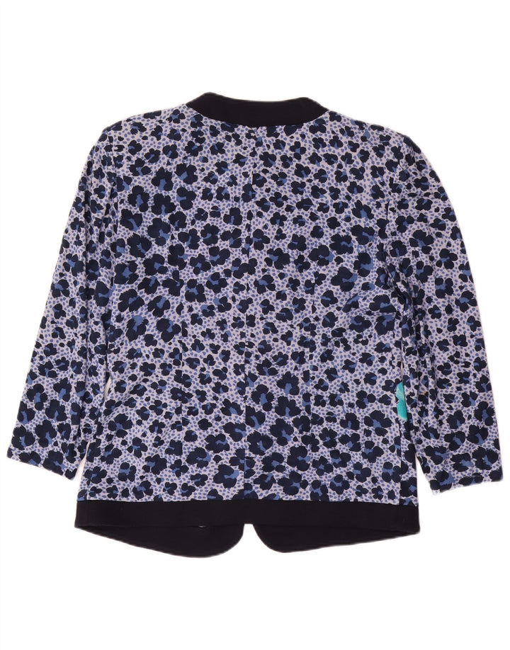 PIERRE CARDIN Giacca blazer da donna con maniche a 3/4 EU 48 2XL Blu floreale