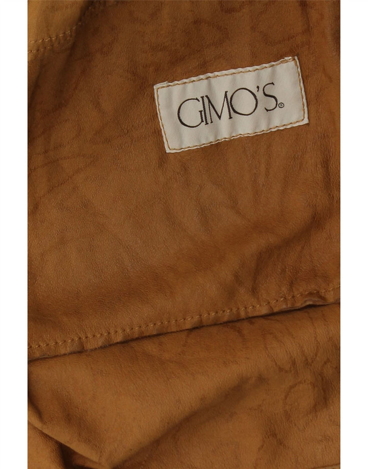 Giacca in pelle scamosciata da donna GIMO'S UK 12 Beige medio