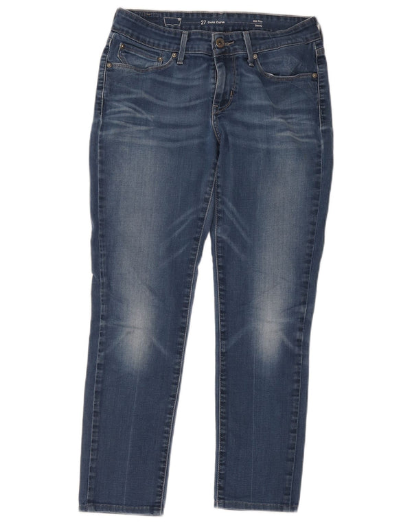 Jeans skinny Levi's Demi Curve Crop da donna W27 L25 cotone blu