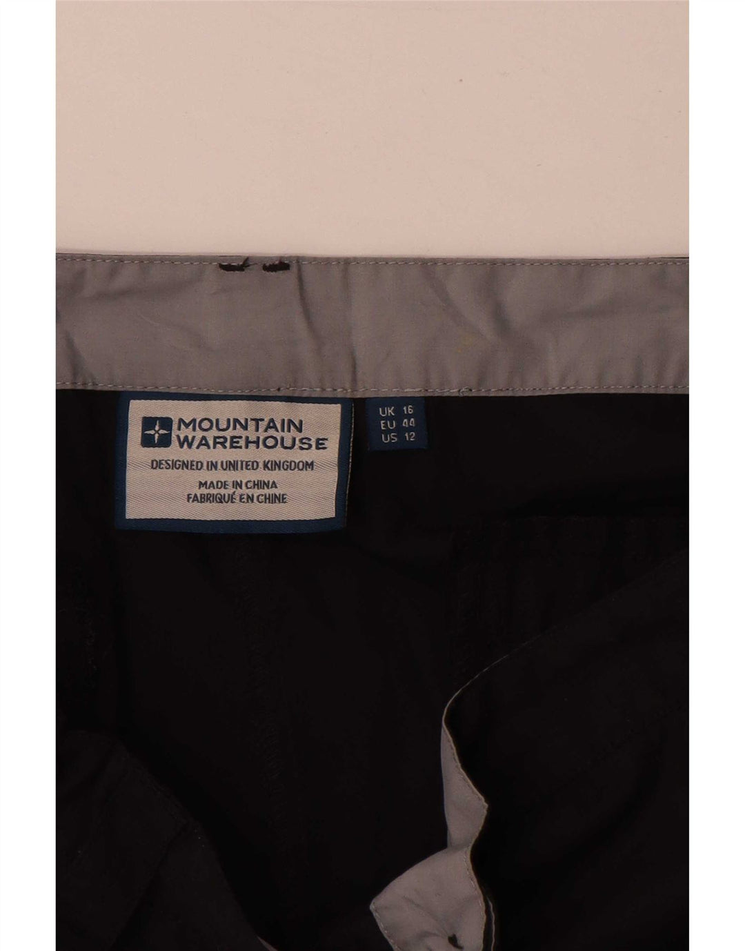 Pantaloncini cargo da donna Mountain Warehouse UK 16 Large W34 Poliestere nero