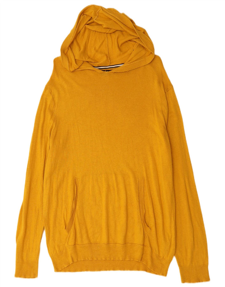 Maglione con cappuccio Zara da uomo giallo medio