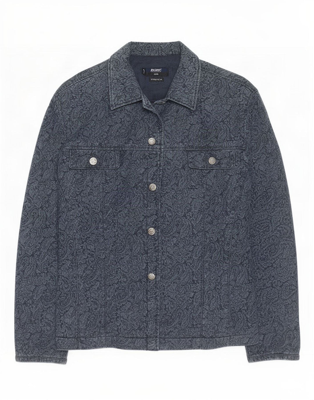 Giacca in denim elasticizzato da donna Jocavi EU 38 cotone Paisley medio blu navy