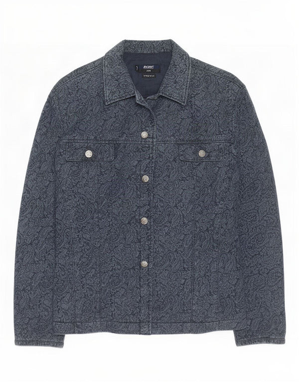 Giacca in denim elasticizzato da donna Jocavi EU 38 cotone Paisley medio blu navy