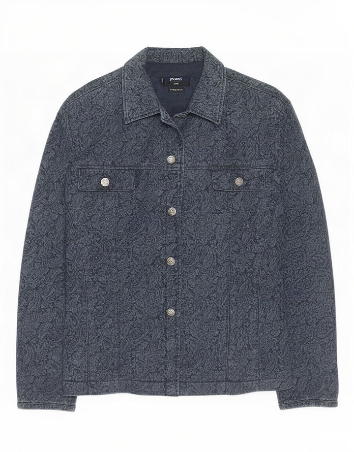 Giacca in denim elasticizzato da donna Jocavi EU 38 cotone Paisley medio blu navy