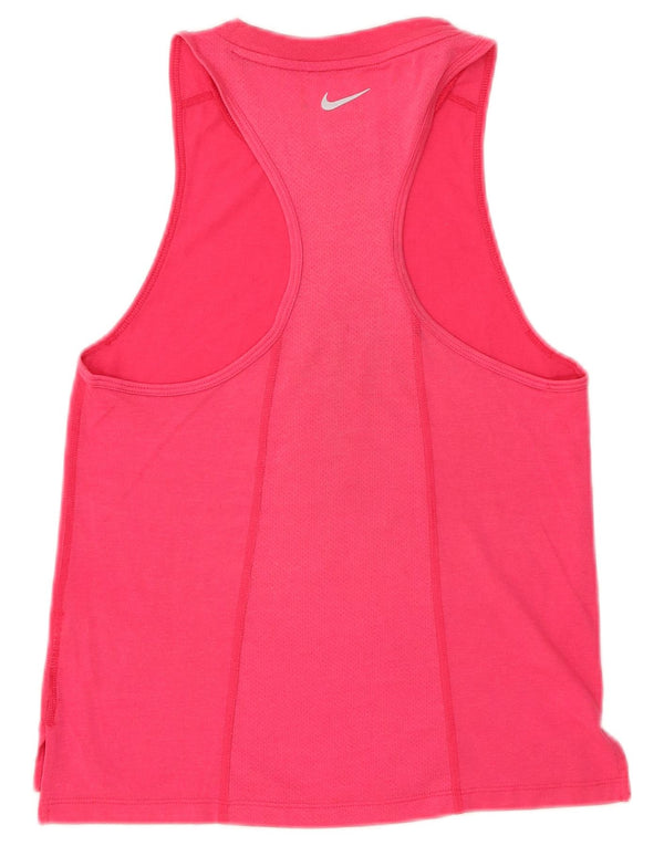 Canotta grafica NIKE Dri Fit da donna UK 6 XS Rosa