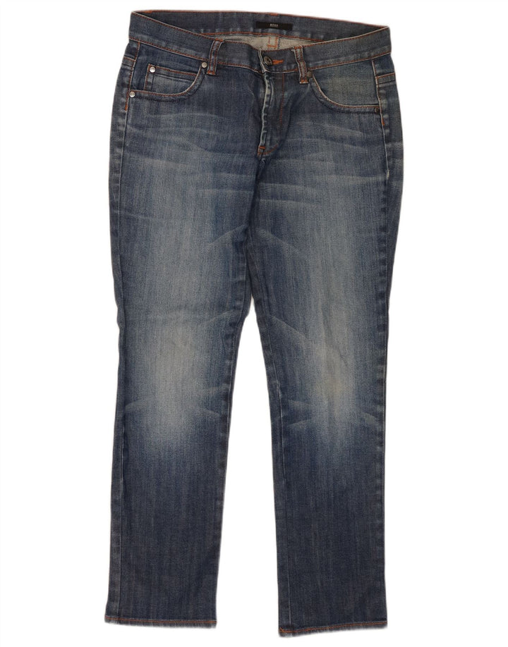 Jeans slim da donna Hugo Boss W29 L28 Blu